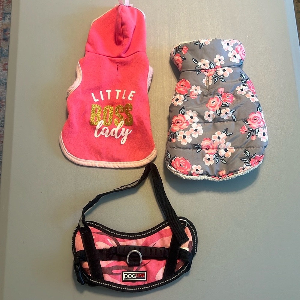 Dogline, Pupcrew, Simply Dog Dog Accessories Bundle Girl Size XS